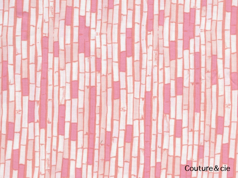 Tissu Art Gallery Fabrics pandalicious Bambou rose dans ART GALLERY FABRICS par Couture et Cie