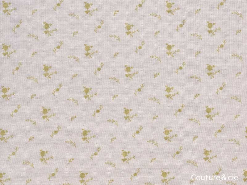 Double gaze FDS rose nude fleurs or dans Double gaze FDS par Couture et Cie