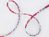 Cordon Liberty Wiltshire rouge et bleu, x10cm dans Cordons Liberty par Couture et Cie