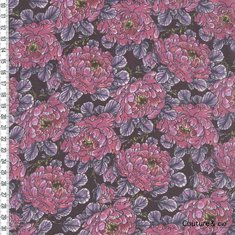 Soie Liberty Daydream dans Soie imprimée par Couture et Cie