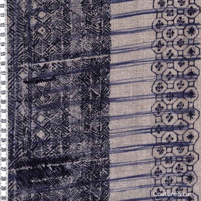 Tissu Nani iro ori-some dans TISSUS JAPONAIS par Couture et Cie