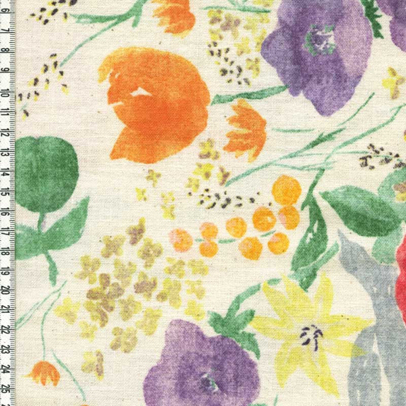Tissu Nani Iro Rakuen coton brossé, x10cm dans TISSUS JAPONAIS par Couture et Cie