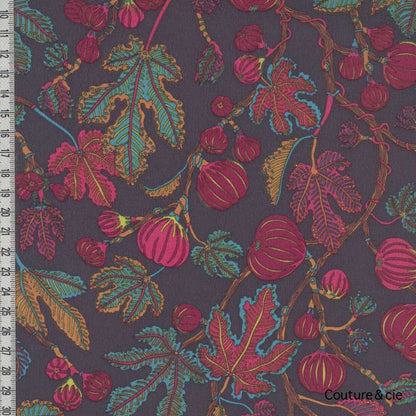 Crêpe de Soie Liberty of London Alma, x10cm dans Soie imprimée par Couture et Cie