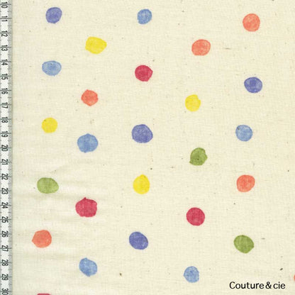 Tissu double gaze Nani Iro Colorfulpocho, x10cm dans Nani Iro par Couture et Cie