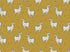 Jersey en coton Bio Bloome Copenhagen Lama moutarde, x10cm dans TISSUS BIOLOGIQUES par Couture et Cie