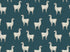 Jersey en coton Bio Bloome Copenhagen Lama bleu pétrole, x10cm dans Bloome Copenhagen par Couture et Cie