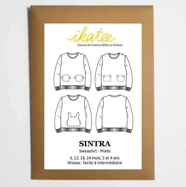 Patron couture bébé sweat Ikatee Sintra dans Ikatee par Couture et Cie