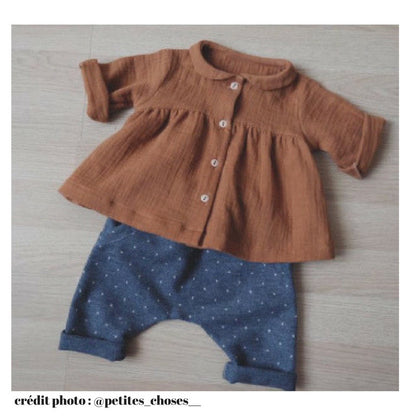 Patron couture bébé Ikatee Robe et blouse Stockholm dans Ikatee par Couture et Cie