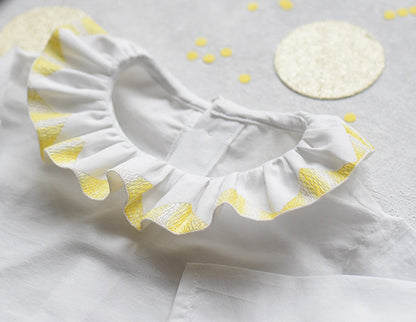 Patron couture Ikatee Electre, blouse à col volanté dans Patrons Ikatee par Couture et Cie