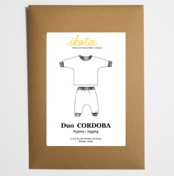 Patron couture pyjama/jogging Cordoba dans Patrons Ikatee par Couture et Cie