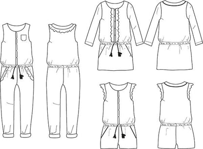 Patron couture Ikatee combinaison Marieke dans Patrons Ikatee par Couture et Cie