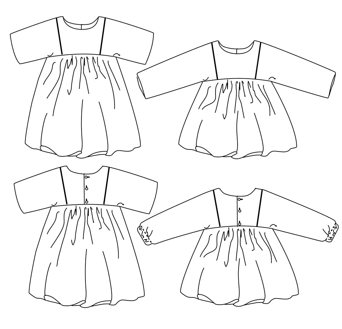 Patron couture Ikatee Sakura blouse/robe dans Patrons Ikatee par Couture et Cie