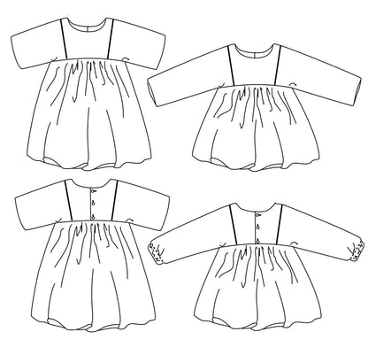 Patron couture Ikatee Sakura blouse/robe dans Patrons Ikatee par Couture et Cie