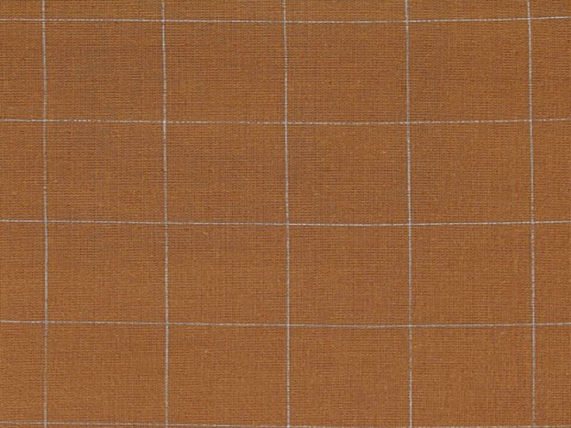 double gaze France Duval Stalla camel carreaux argent, coupon 48x140cm dans FRANCE DUVAL STALLA par Couture et Cie