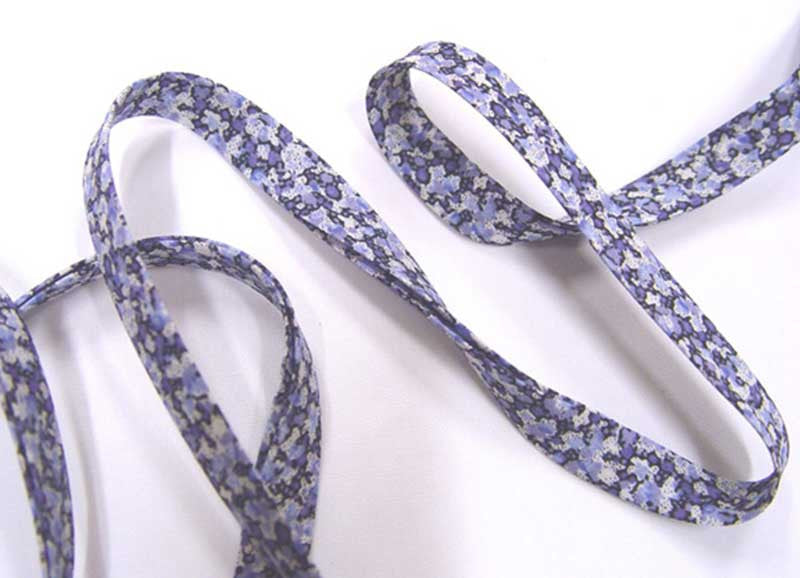 Biais Liberty Pepper blue x10cm dans Biais Liberty par Couture et Cie