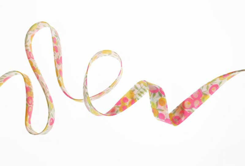 Biais Liberty Wiltshire Lemon curd x10cm dans Biais Liberty par Couture et Cie