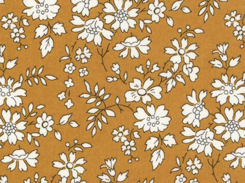 Tissu Liberty Capel moutarde, x10cm dans Batistes Tana Lawn par Couture et Cie