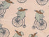 Tissu Art Gallery Little Clementine Mr Penny Bubblegum x10cm dans ART GALLERY FABRICS par Couture et Cie
