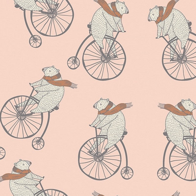 Tissu Art Gallery Little Clementine Mr Penny Bubblegum x10cm dans ART GALLERY FABRICS par Couture et Cie