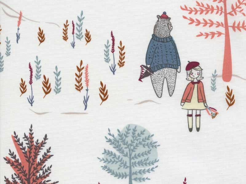 Tissu Art Gallery Litlle Clementine Meeting place x10cm dans ART GALLERY FABRICS par Couture et Cie