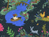 Tissu Rifle Paper English Garden vert x10cm dans COTTON + STEEL par Couture et Cie