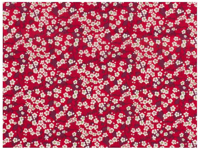 Tissu Liberty New Mitsi fraise des bois x10cm dans Tissus LIBERTY OF LONDON par Couture et Cie