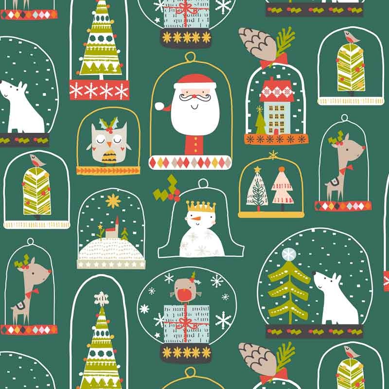 Tissu Dashwood studio Christmas party, x10cm dans Tissus Noël par Couture et Cie