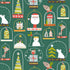 Tissu Dashwood studio Christmas party, x10cm dans Tissus Noël par Couture et Cie