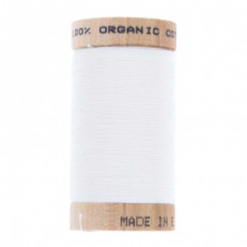 fil à coudre coton biologique blanc 4800 dans Fils à coudre bio par Couture et Cie