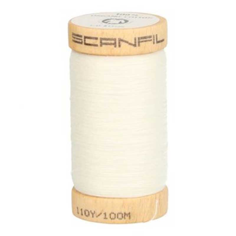 fil à coudre coton biologique écru 4801 dans Fils à coudre bio par Couture et Cie