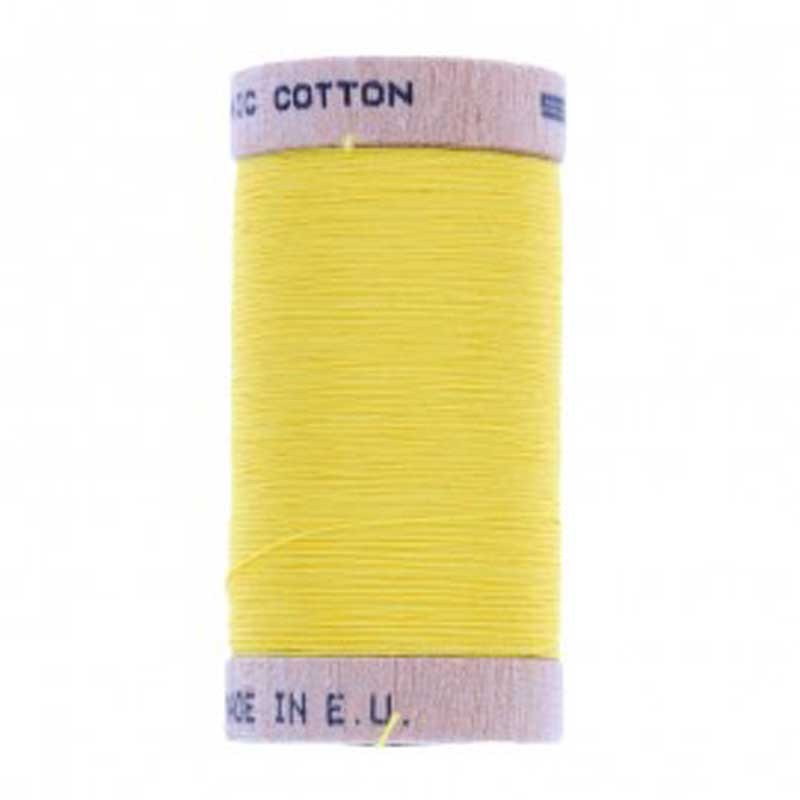 fil à coudre coton biologique jaune citron 4803 dans Fils à coudre bio par Couture et Cie