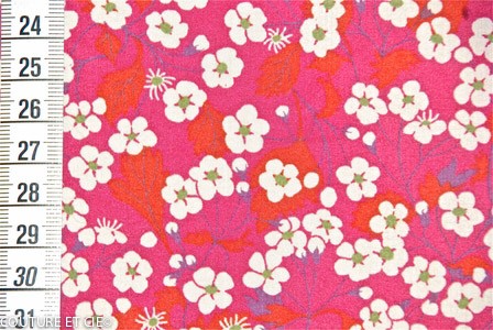 Tissu Liberty Mitsi rose dans Tissus LIBERTY OF LONDON par Couture et Cie