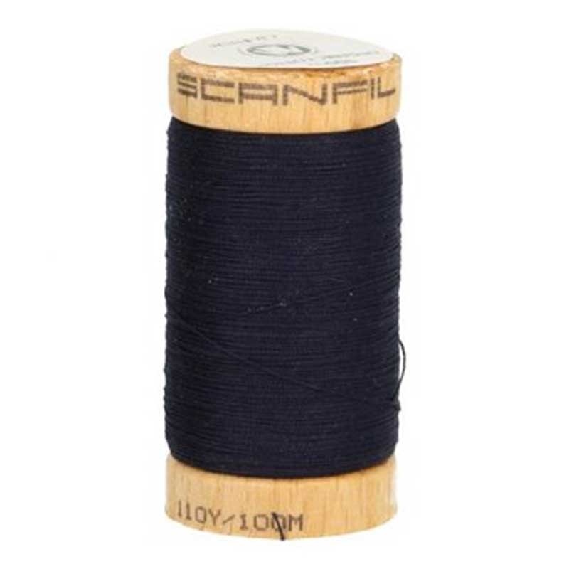 Fil à coudre coton biologique bleu marine 4818 dans Fils à coudre bio par Couture et Cie