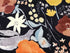 Tissu double gaze Nani Iro, Fuccra Rakuen noir, coupon 130x106cm dans TISSUS JAPONAIS par Couture et Cie