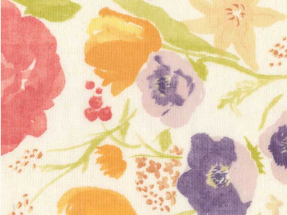 Nani Iro, Fuccra Rakuen blanc cassé, 135x110cm dans TISSUS JAPONAIS par Couture et Cie