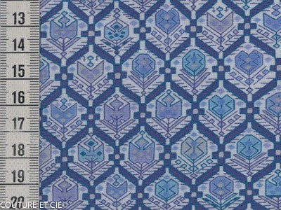 Tissu Liberty Nomad bleu dans Tissus LIBERTY OF LONDON par Couture et Cie