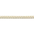 Elastique blanc cassé pois lurex doré 10mm, x10cm dans Mercerie par Couture et Cie