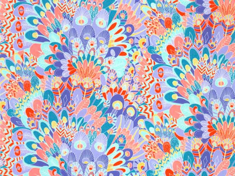 Tissu Liberty Eben multicolore, x10cm dans Accueil par Couture et Cie
