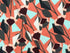 Tissu Cotton and Steel Emilia Florence rouille, x10cm dans COTTON + STEEL par Couture et Cie