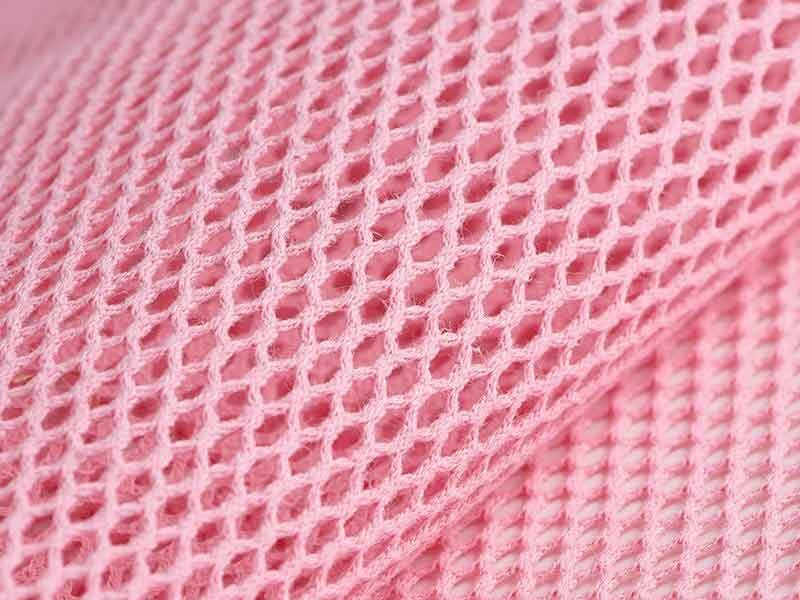 Tissu Filet coton bio rose bonbon, x10cm dans TISSUS BIOLOGIQUES par Couture et Cie