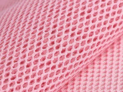 Tissu Filet coton bio rose bonbon, x10cm dans TISSUS BIOLOGIQUES par Couture et Cie