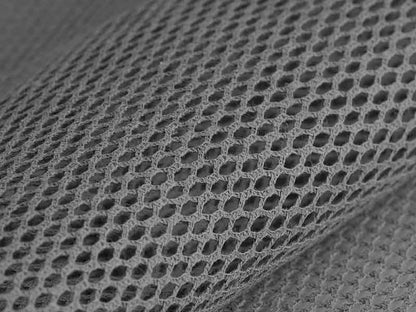 Tissu Filet coton bio gris, coupon 50x170cm dans TISSUS BIOLOGIQUES par Couture et Cie