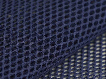 Tissu Filet Mesh coton bio bleu marine, x10cm dans TISSUS BIOLOGIQUES par Couture et Cie
