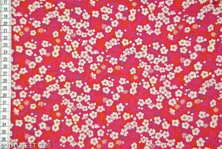 Tissu Liberty Mitsi rose dans Tissus LIBERTY OF LONDON par Couture et Cie