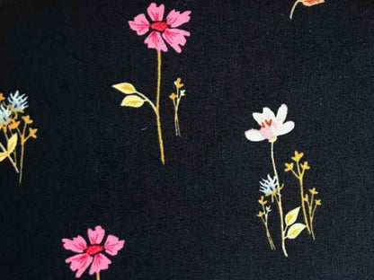 Tissu Art Gallery Fabrics Mayfair Covent Garden noir, x10cm dans ART GALLERY FABRICS par Couture et Cie