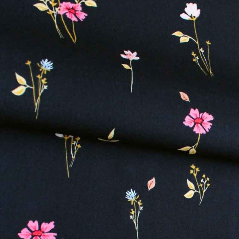 Tissu Art Gallery Fabrics Mayfair Covent Garden noir, x10cm dans ART GALLERY FABRICS par Couture et Cie
