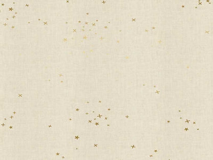 Tissu Cotton + Steel Basics Freckles métallique, x10cm dans COTTON + STEEL par Couture et Cie