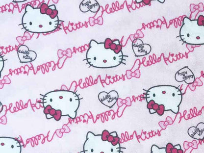 tissu Hello Kitty Oxford rose, x10cm dans Tissus Enfantins par Couture et Cie