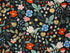 Tissu Rifle Paper Strawberry Fields noir, coupon 75x110cm dans Rifle Paper Co par Couture et Cie