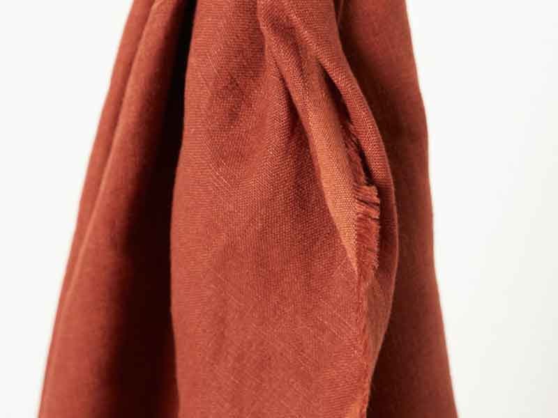 Lin Mind The Maker nisa softened linen sienne, x10cm dans Mind The Maker par Couture et Cie